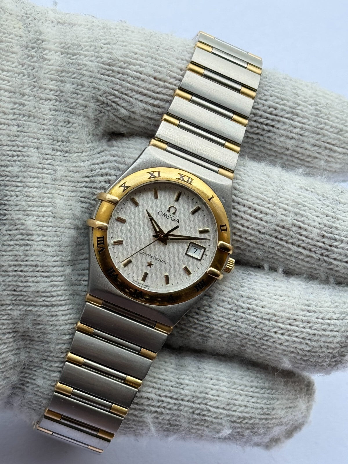 Omega Constellation 796.1201 Ladies Quartz Gold & Steel 27.5mm
