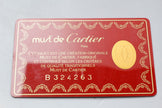 Must de Cartier Tank Red Lacquer Dial Manual Wind 23x30mm, Full Set