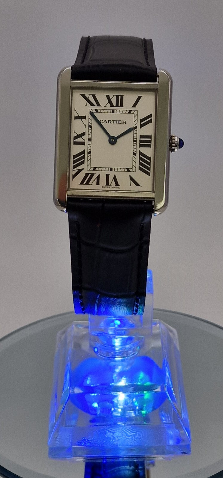 Cartier Tank Solo Stainless Steel with Deployant Clasp & Box