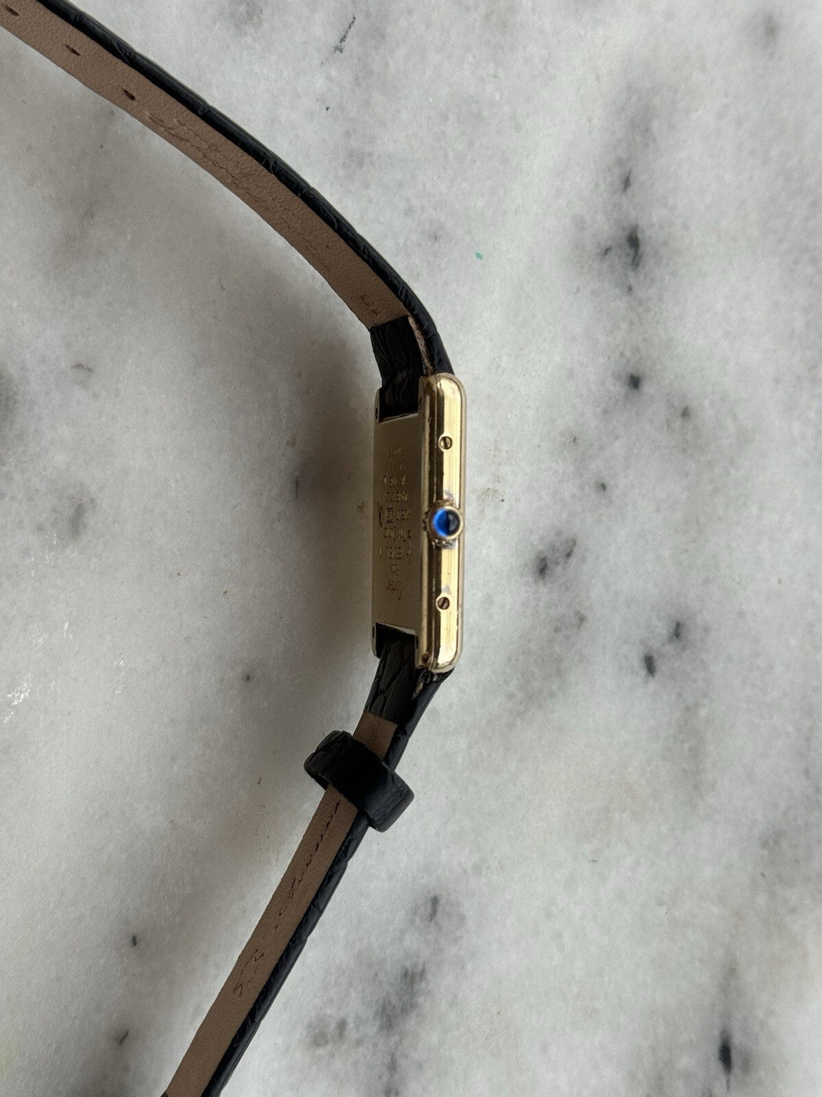 Must de Cartier Tank Vermeil Tri-Colour Quartz 23.5x30.5mm