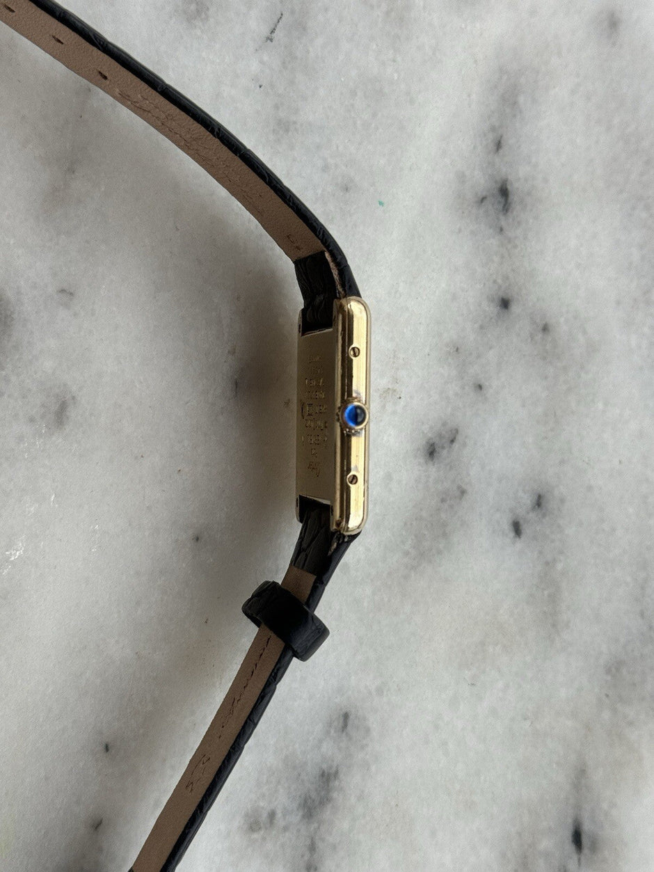 Must de Cartier Tank Vermeil Tri-Colour Quartz 23.5x30.5mm