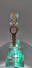 Rotary 9ct Gold Ladies Watch with Diamond Bezel & Box
