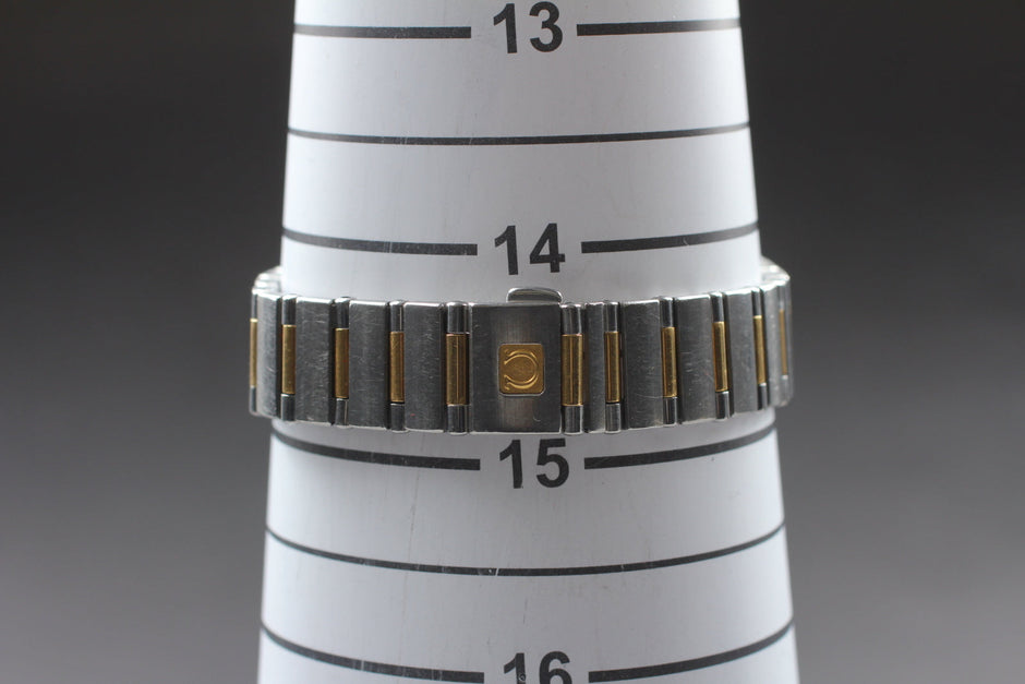 Omega Constellation 18K Gold Diamond Quartz 23mm Ladies Watch