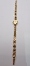 Rotary 9ct Gold Ladies Watch with Diamond Bezel & Box