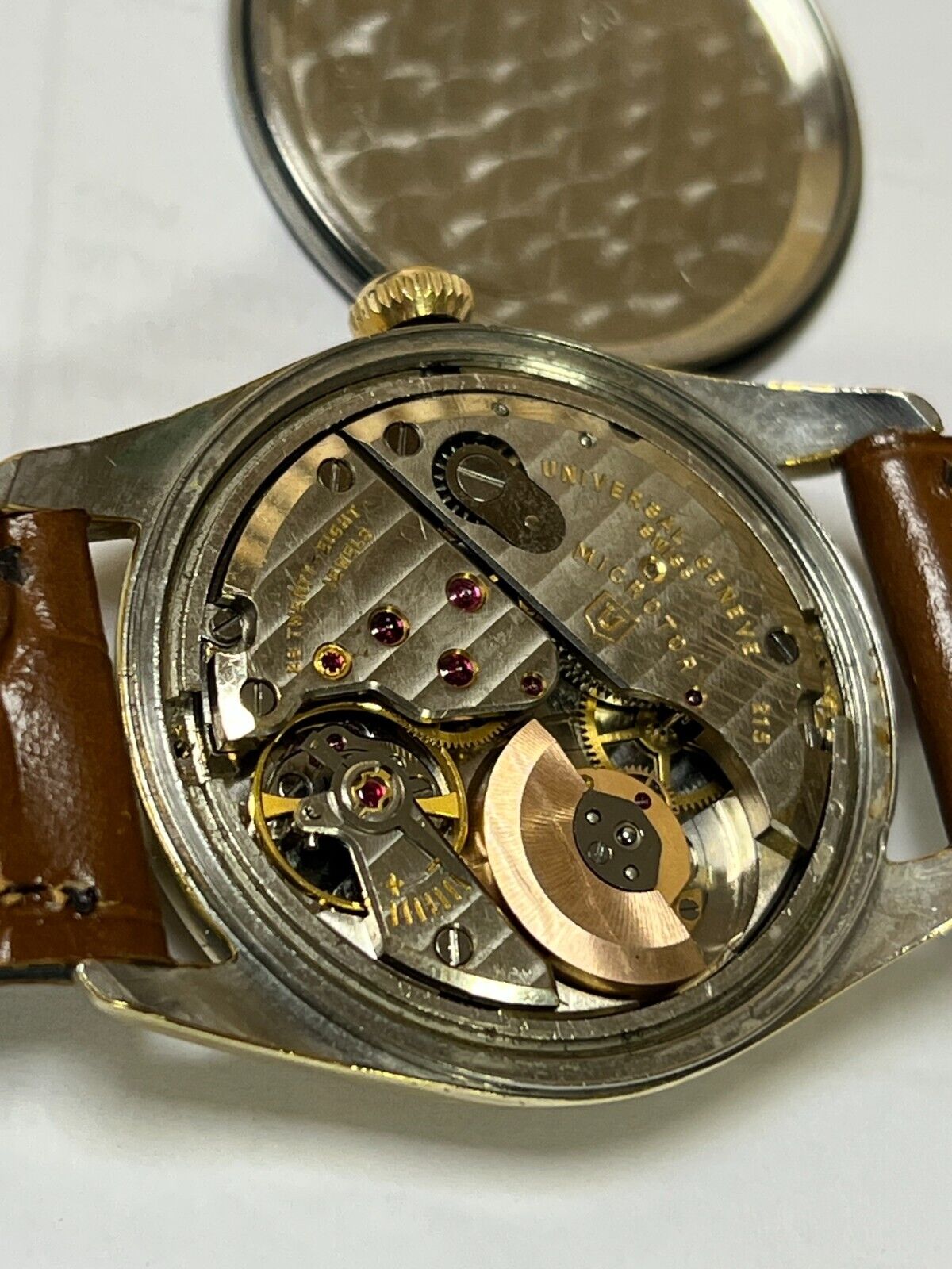 Vintage Universal Genève Polerouter Micro-Rotor Cal. 215