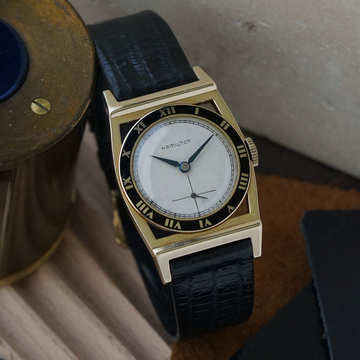 Vintage Hamilton Piping Rock 14K Gold Manual Wind, 1940s