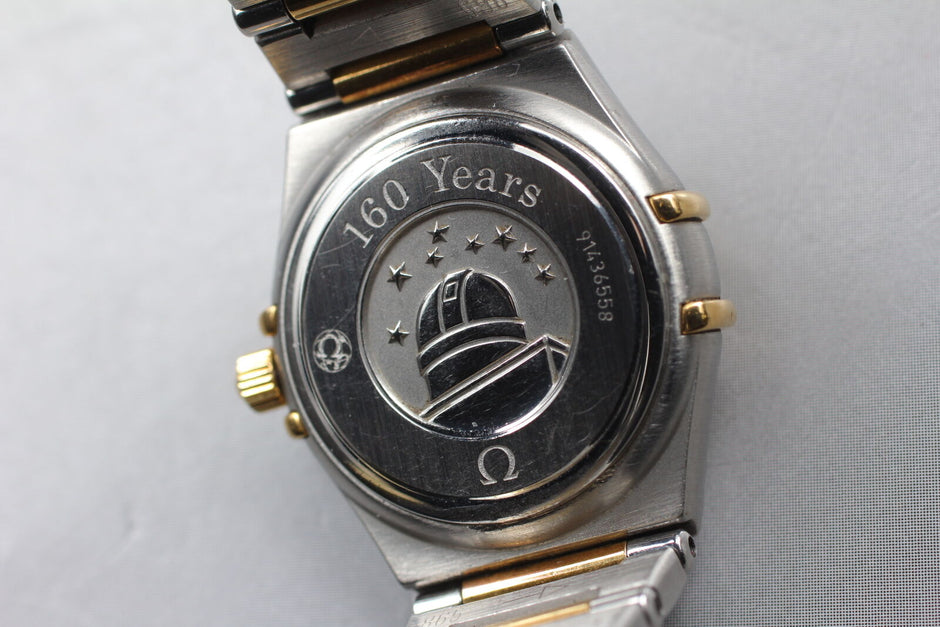 Omega Constellation 18K Gold Diamond Quartz 23mm Ladies Watch