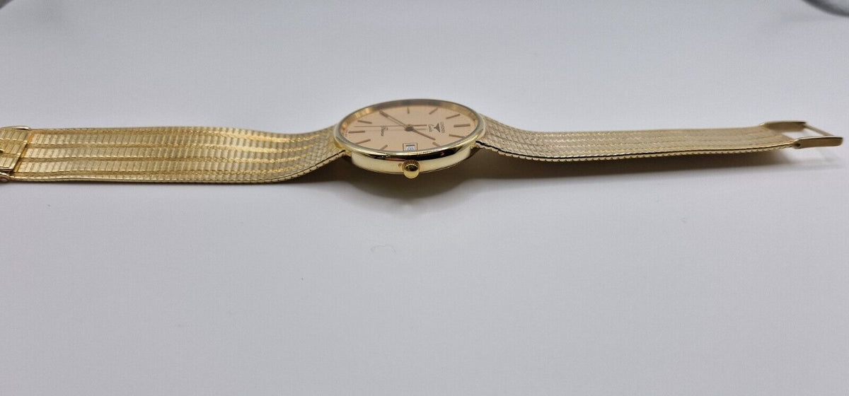Vintage Longines Présence 9ct Gold Salmon Dial, Longines Box