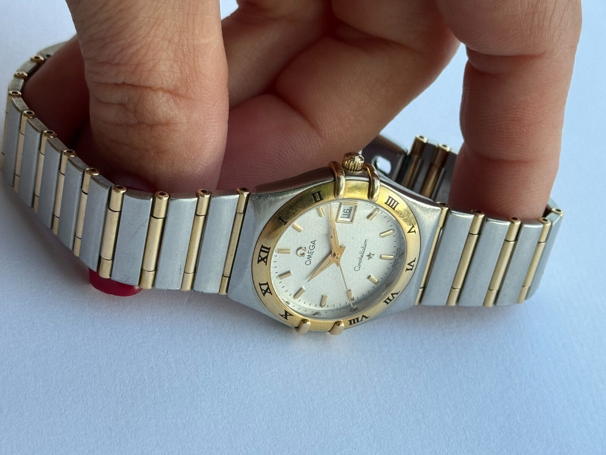 Omega Constellation 796.1201 Ladies Quartz Gold & Steel 28mm
