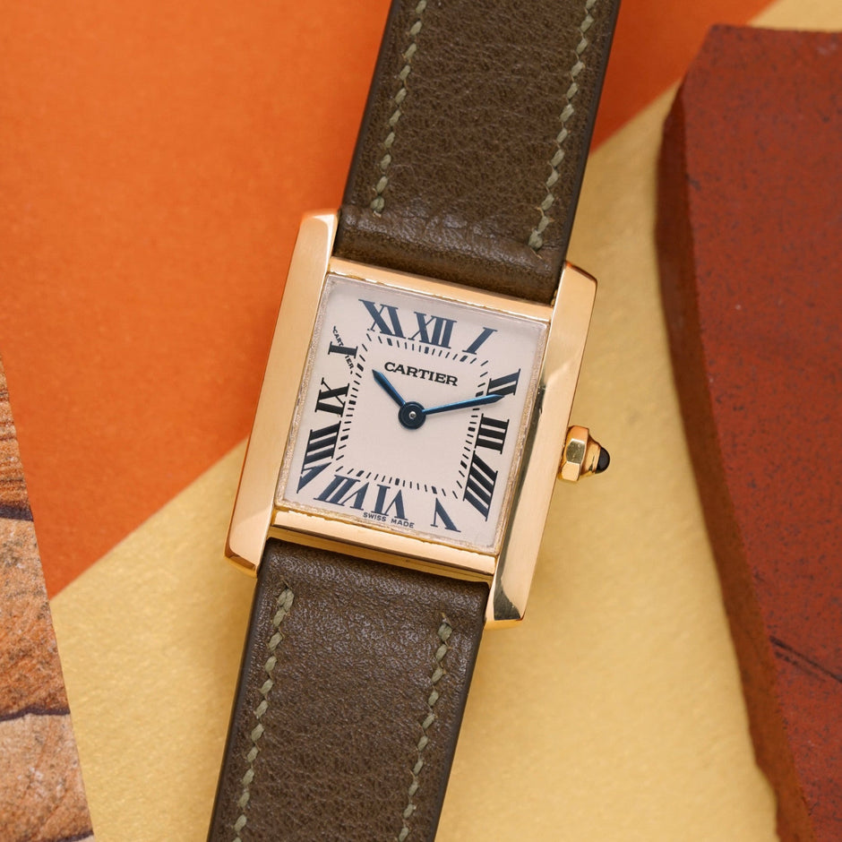 Cartier Tank Française Small 18K Yellow Gold W5000256