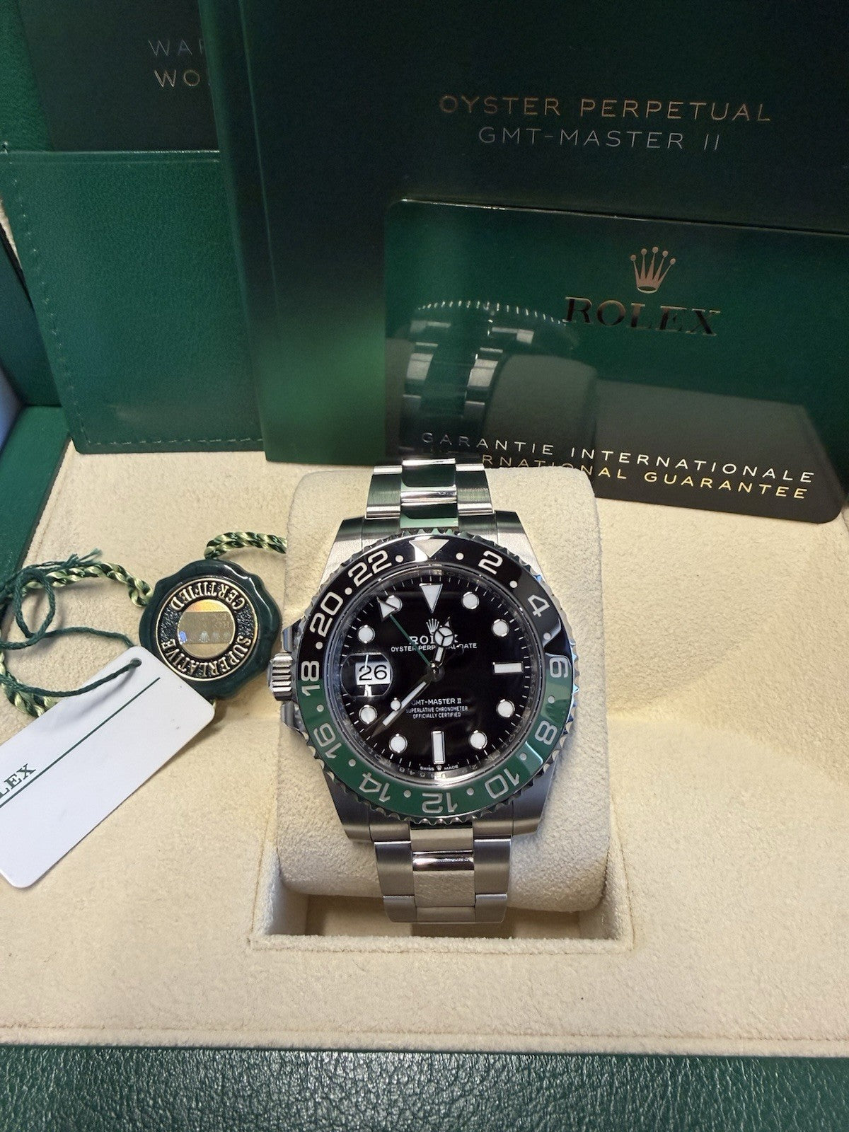 Rolex GMT-Master II 126720VTNR 'Sprite' 40mm, Box & Papers