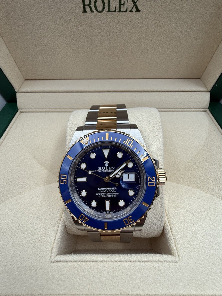 Rolex Submariner Date 126613LB Gold & Steel Blue Dial, Unworn