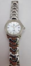 TAG Heuer Link Ladies Diamond Bezel 200m, with TAG Heuer Box