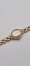 Rotary 9ct Gold Ladies Watch with Diamond Bezel & Box
