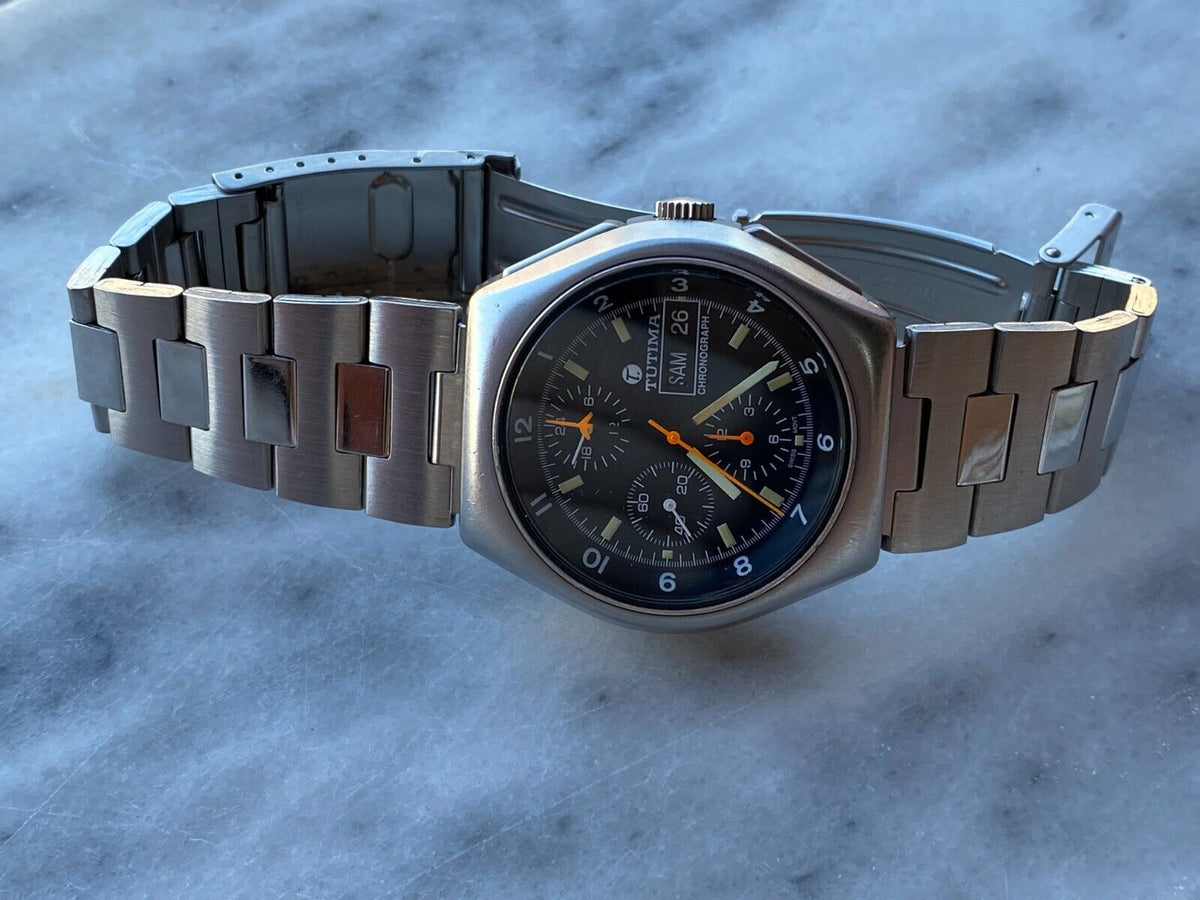 Tutima Military Chronograph Lemania 5100 Automatic 43mm