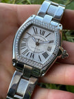 Cartier Roadster 2510 Diamond Bezel Automatic Steel
