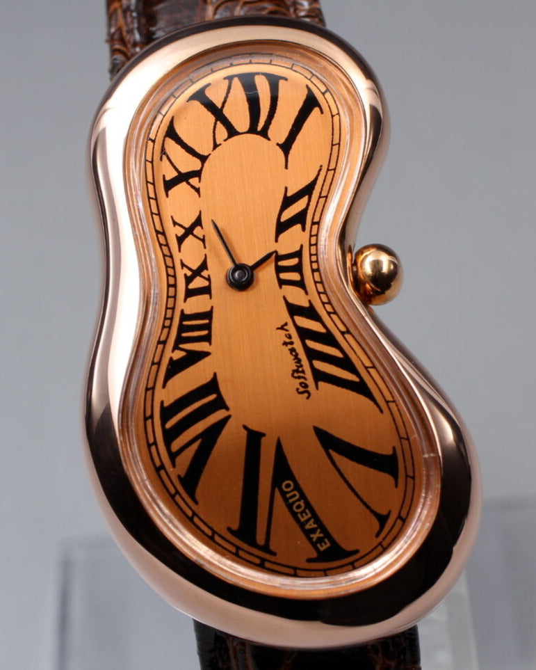 Salvador Dalí Exaequo Softwatch 29mm Rose Gold Quartz, Box Set