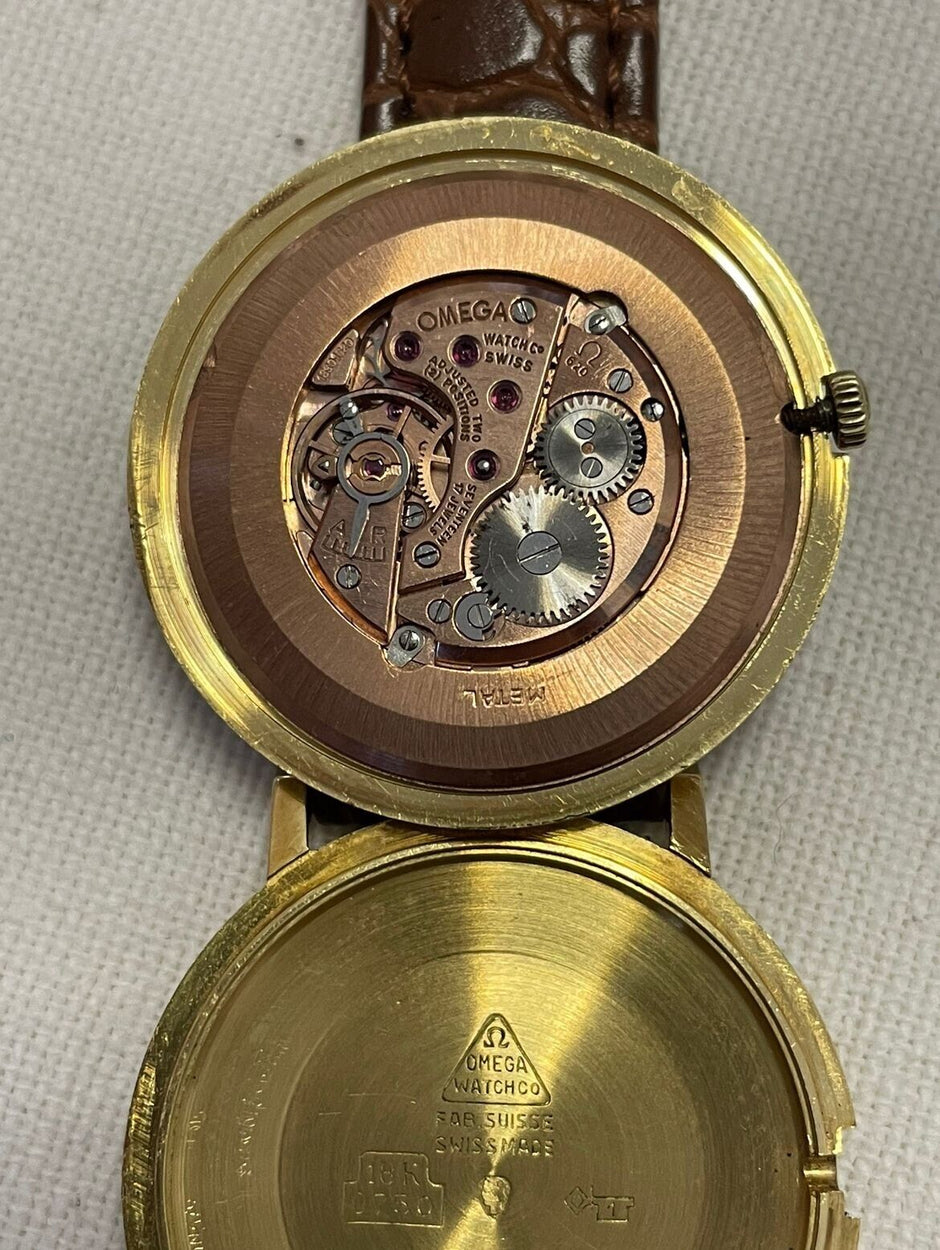 Omega 18K Gold Manual Wind Dress Watch Cal. 620, Vintage