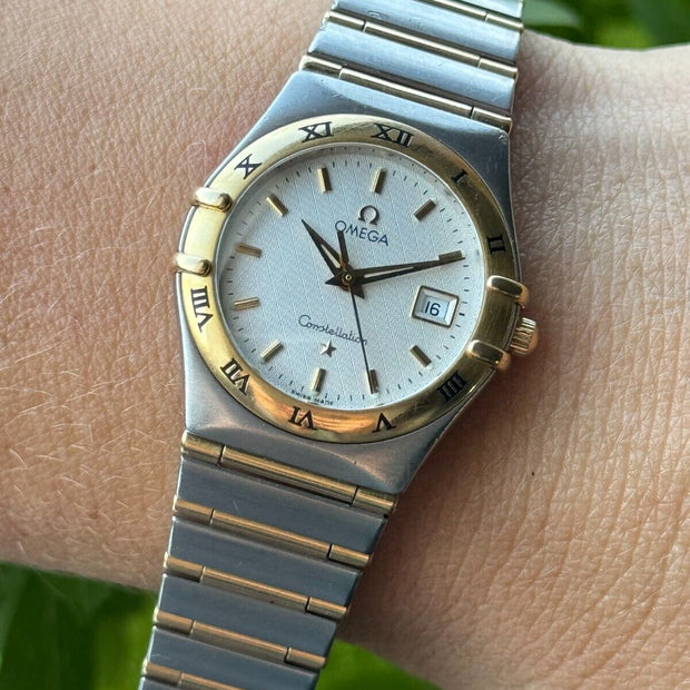 Omega Constellation 796.1201 Ladies Quartz Gold & Steel 28mm