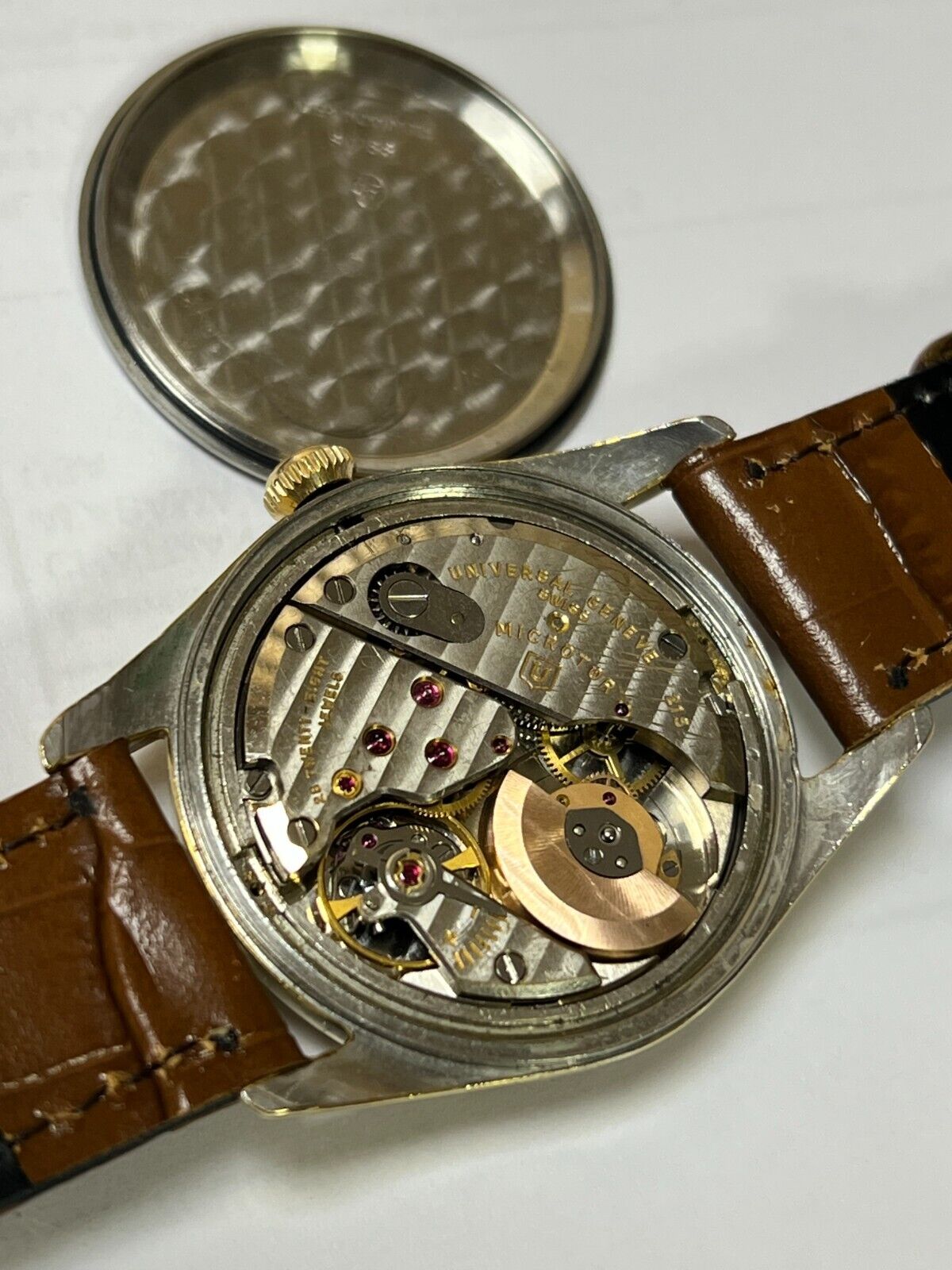 Vintage Universal Genève Polerouter Micro-Rotor Cal. 215