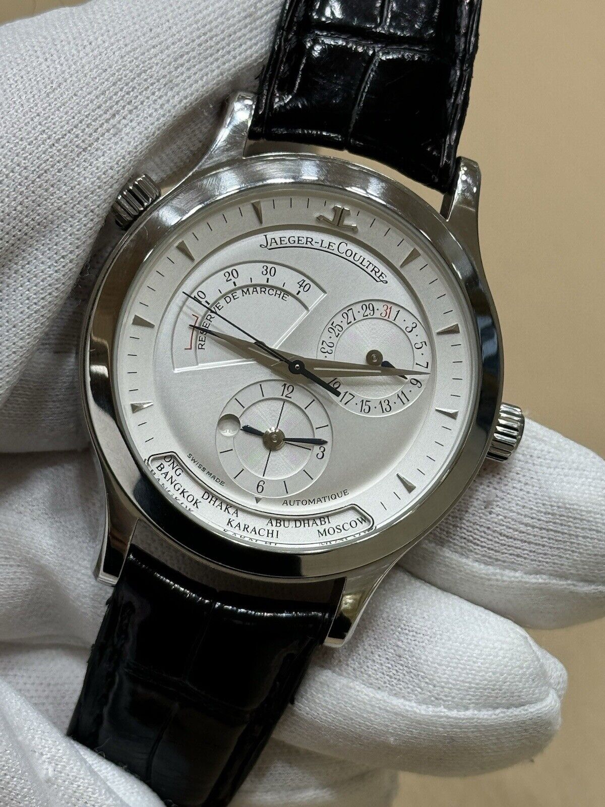 Jaeger-LeCoultre Master Control Geographic Dual Time 38mm