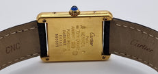 Must de Cartier Tank Mid-Size Vermeil, 1989 Box & Papers
