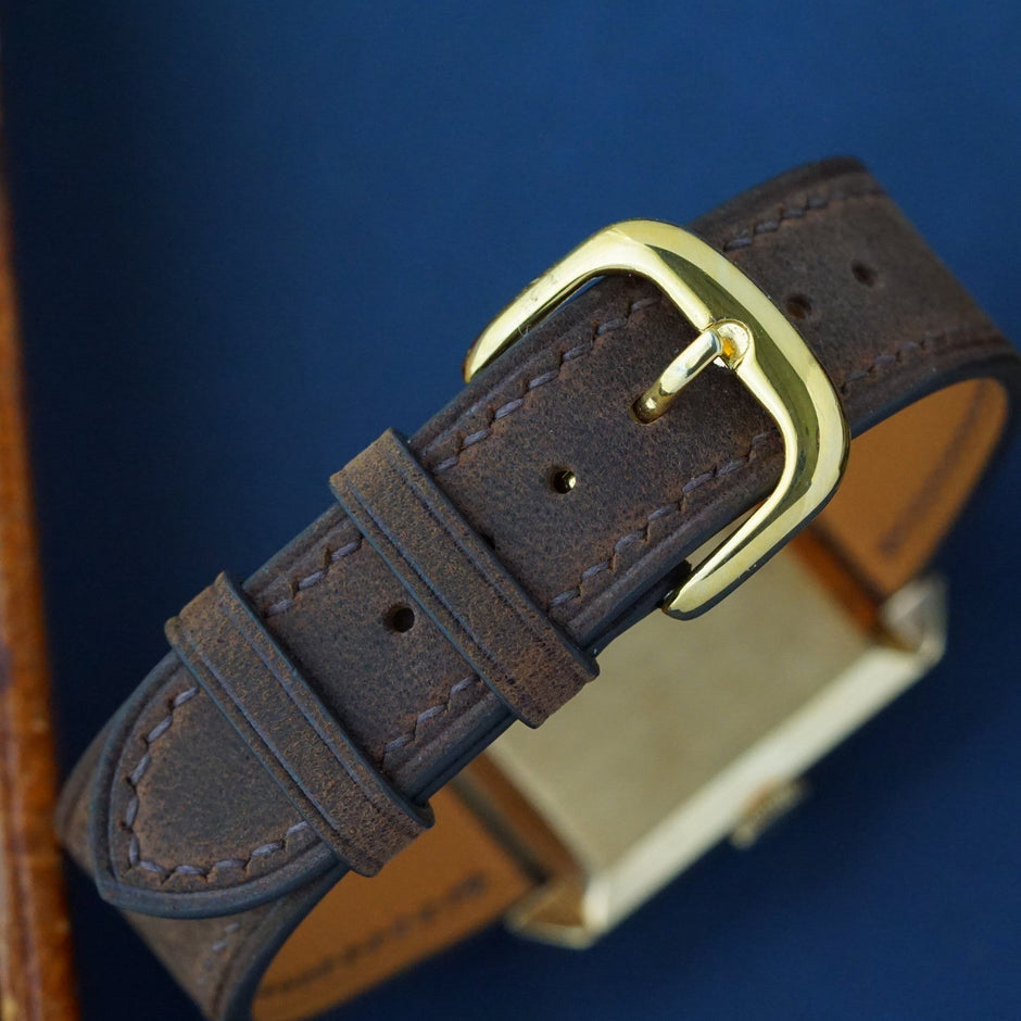 Vintage Longines 14K Gold Rectangular Dress Watch Cal. 22L, c.1945