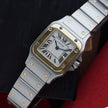 Cartier Santos Galbée Two-Tone Steel & Gold Quartz, 2008 Papers