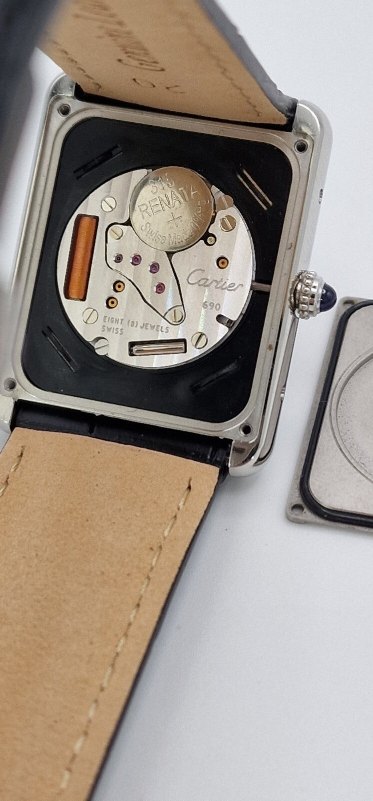 Cartier Tank Solo Stainless Steel with Deployant Clasp & Box