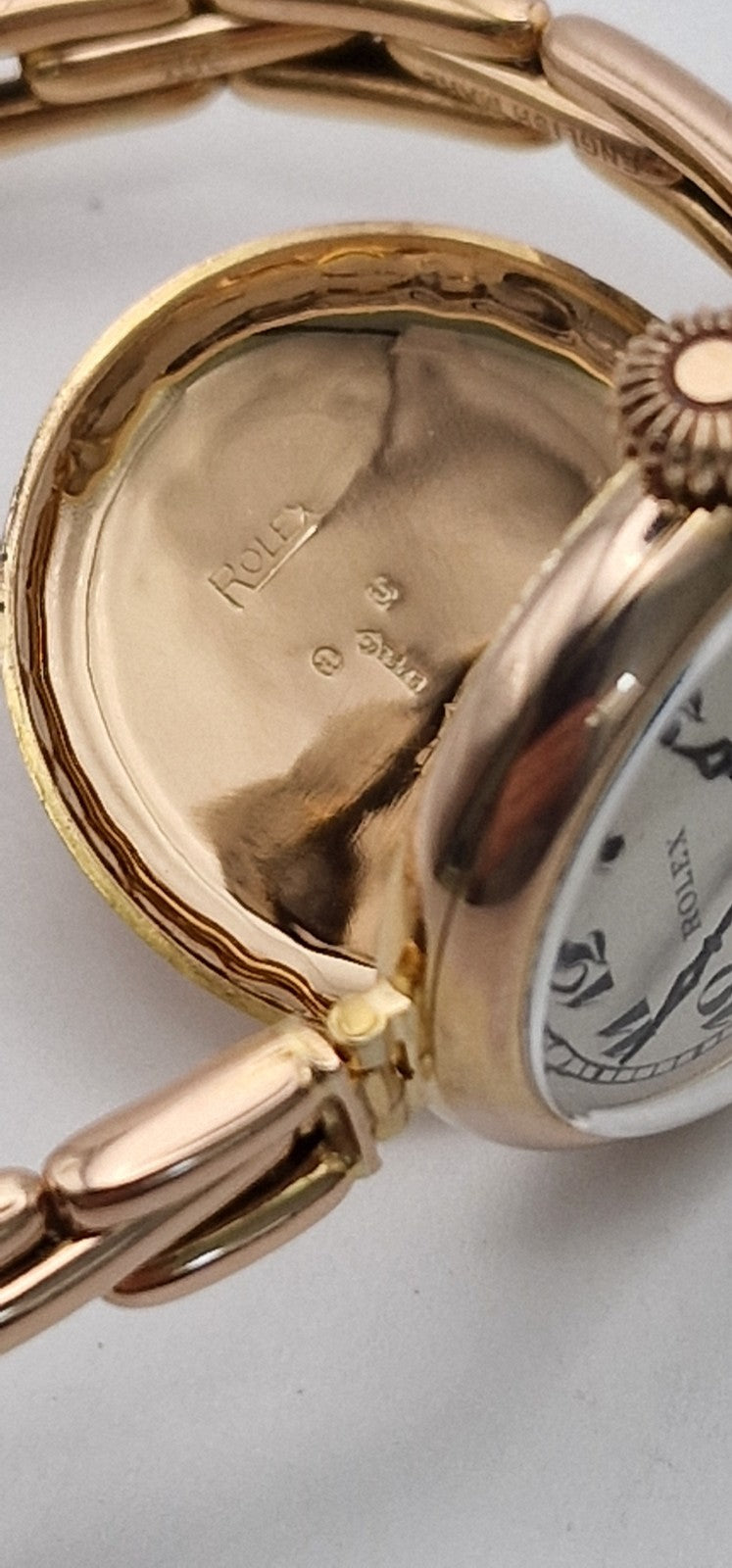 Antique Rolex 9ct Rose Gold Ladies Watch, 1916
