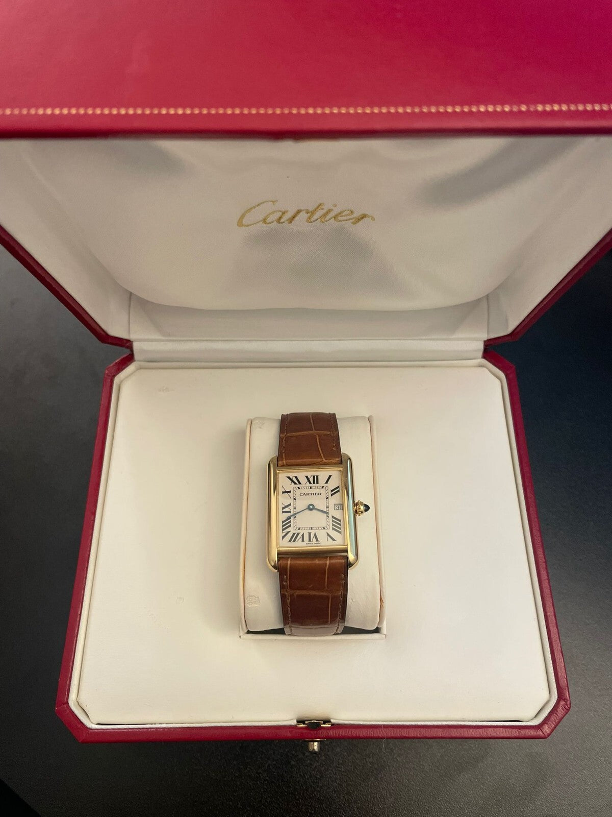 Cartier Tank Louis Cartier 2441, Serviced by Cartier 2025, Full Set