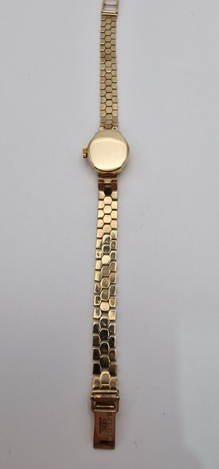 Vintage Rolex Precision 9ct Gold Ladies Watch, 1950s