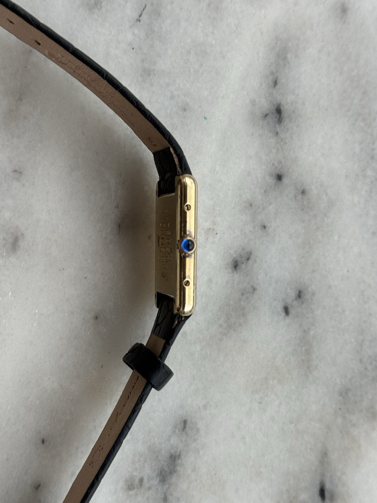 Must de Cartier Tank Vermeil Tri-Colour Quartz 23.5x30.5mm