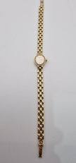 Rotary 9ct Gold Ladies Watch with Diamond Bezel & Box