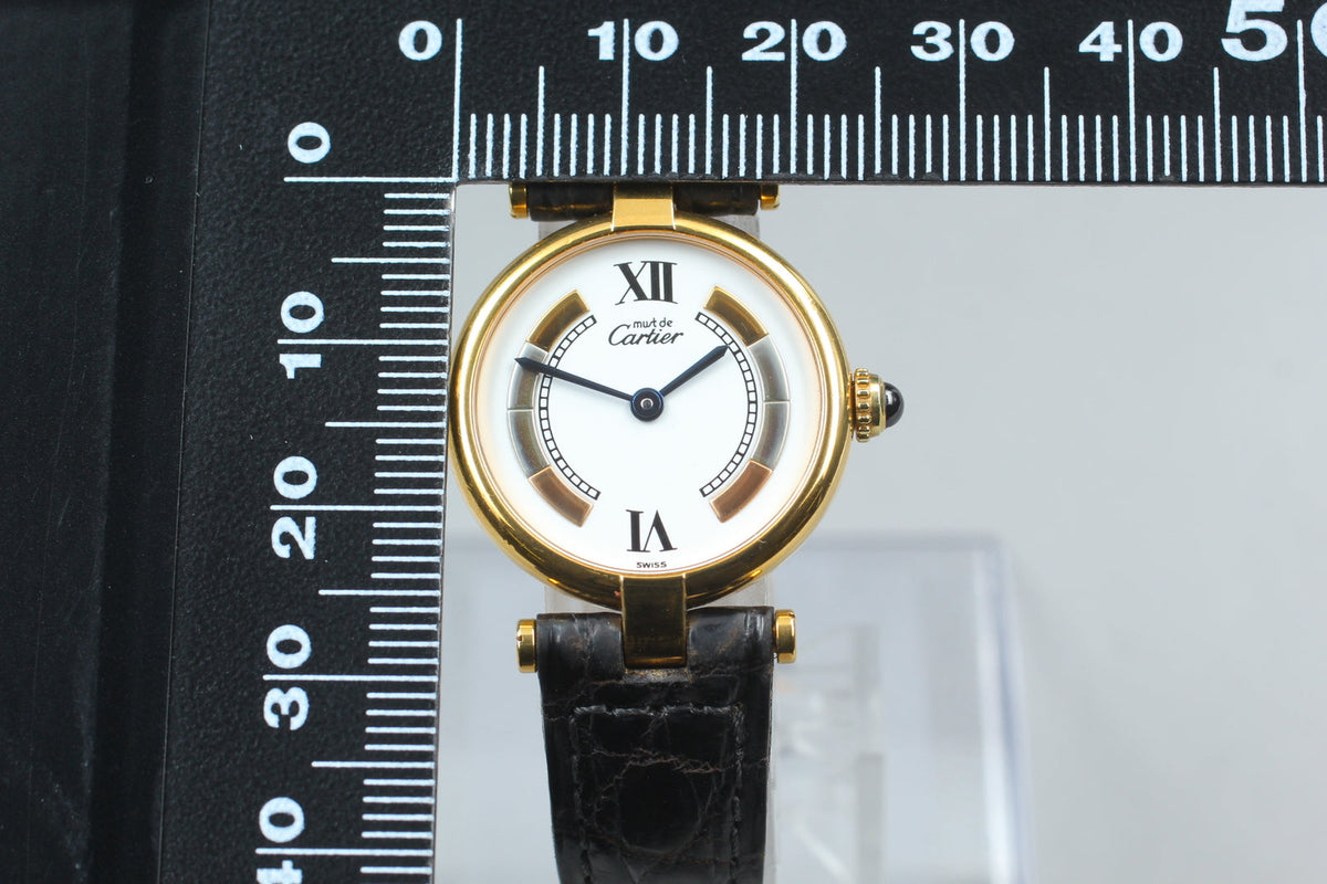 Must de Cartier Vermeil 590004 Quartz 23mm Ladies Watch