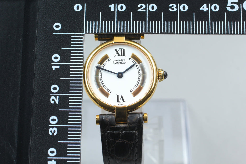 Must de Cartier Vermeil 590004 Quartz 23mm Ladies Watch