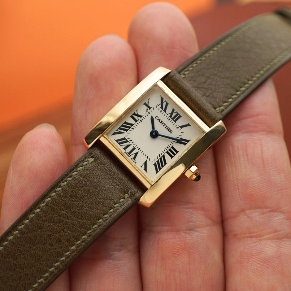 Cartier Tank Française Small 18K Yellow Gold W5000256