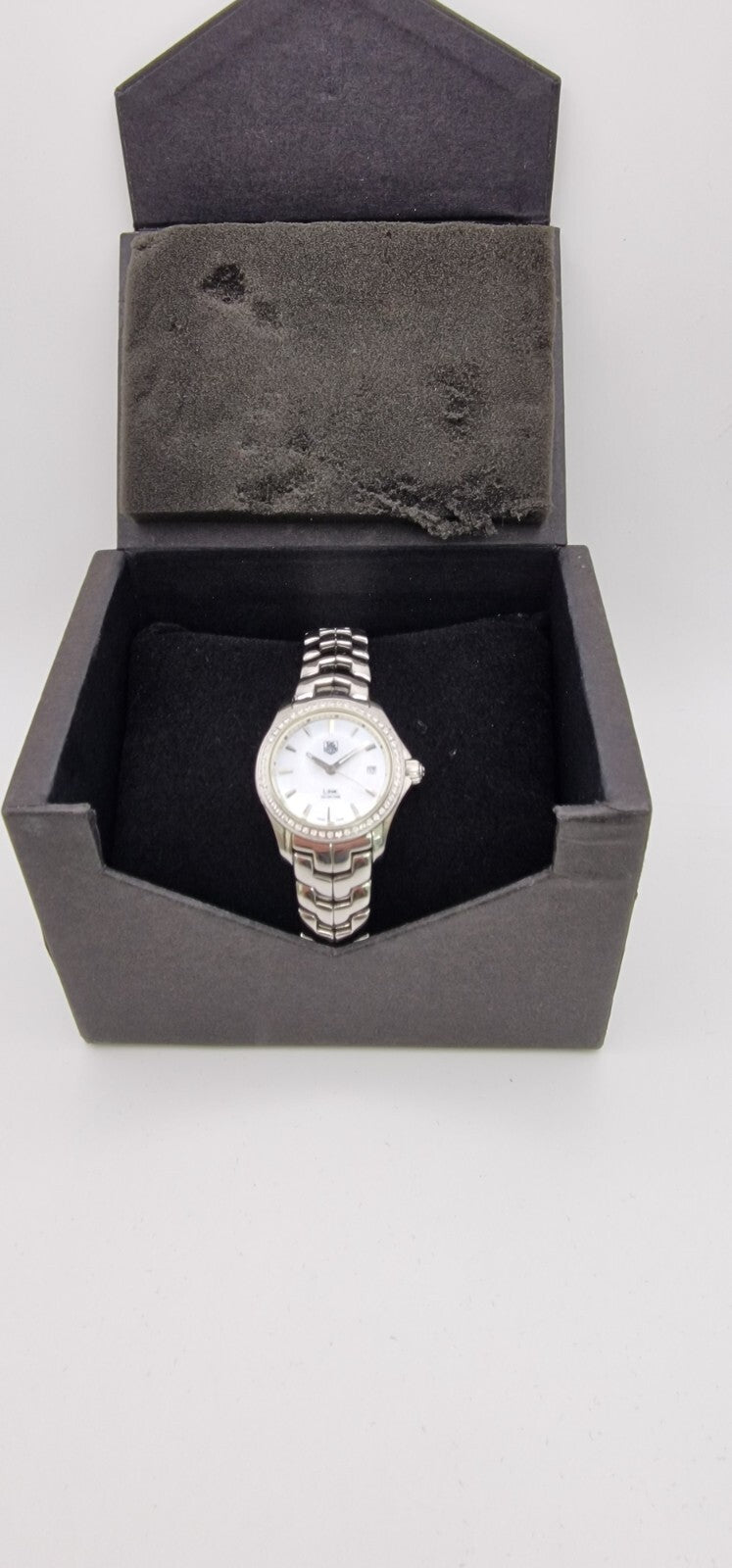 TAG Heuer Link Ladies Diamond Bezel 200m, with TAG Heuer Box