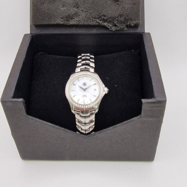 TAG Heuer Link Ladies Diamond Bezel 200m, with TAG Heuer Box