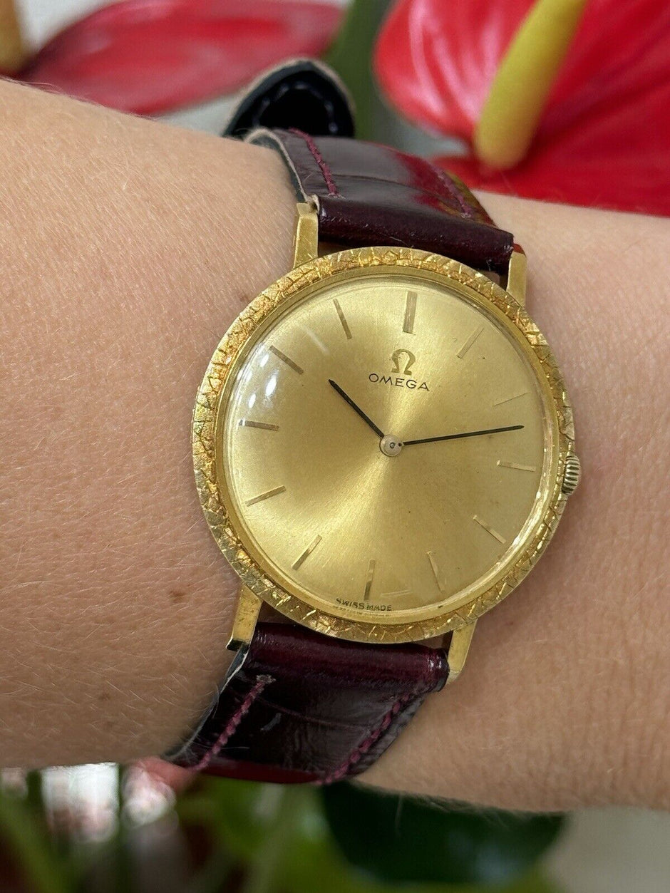Omega 18K Gold Manual Wind Dress Watch Cal. 620, Vintage