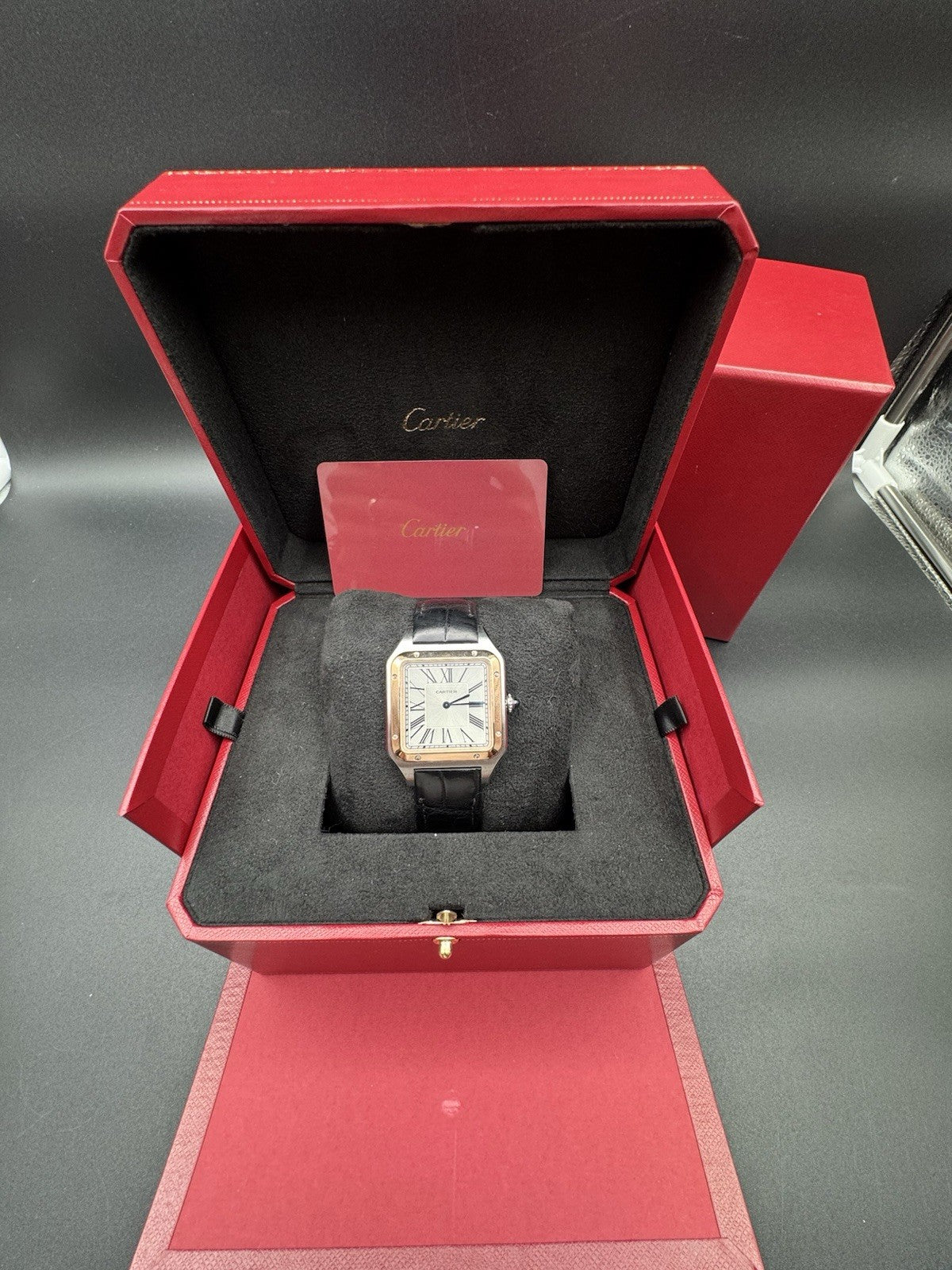 Cartier Santos-Dumont XL W2SA0017 Hand-Wound, 2020 Full Set