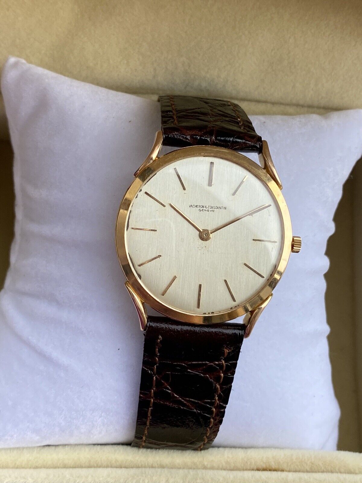 Vacheron Constantin 18K Rose Gold Manual Wind Dress Watch 31.5mm