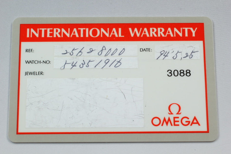 Omega Seamaster 300M 2562.80 Blue Wave Dial Quartz 36mm