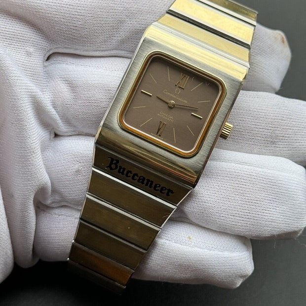 Vintage Omega Constellation 'Buccaneer' Automatic Gold & Steel