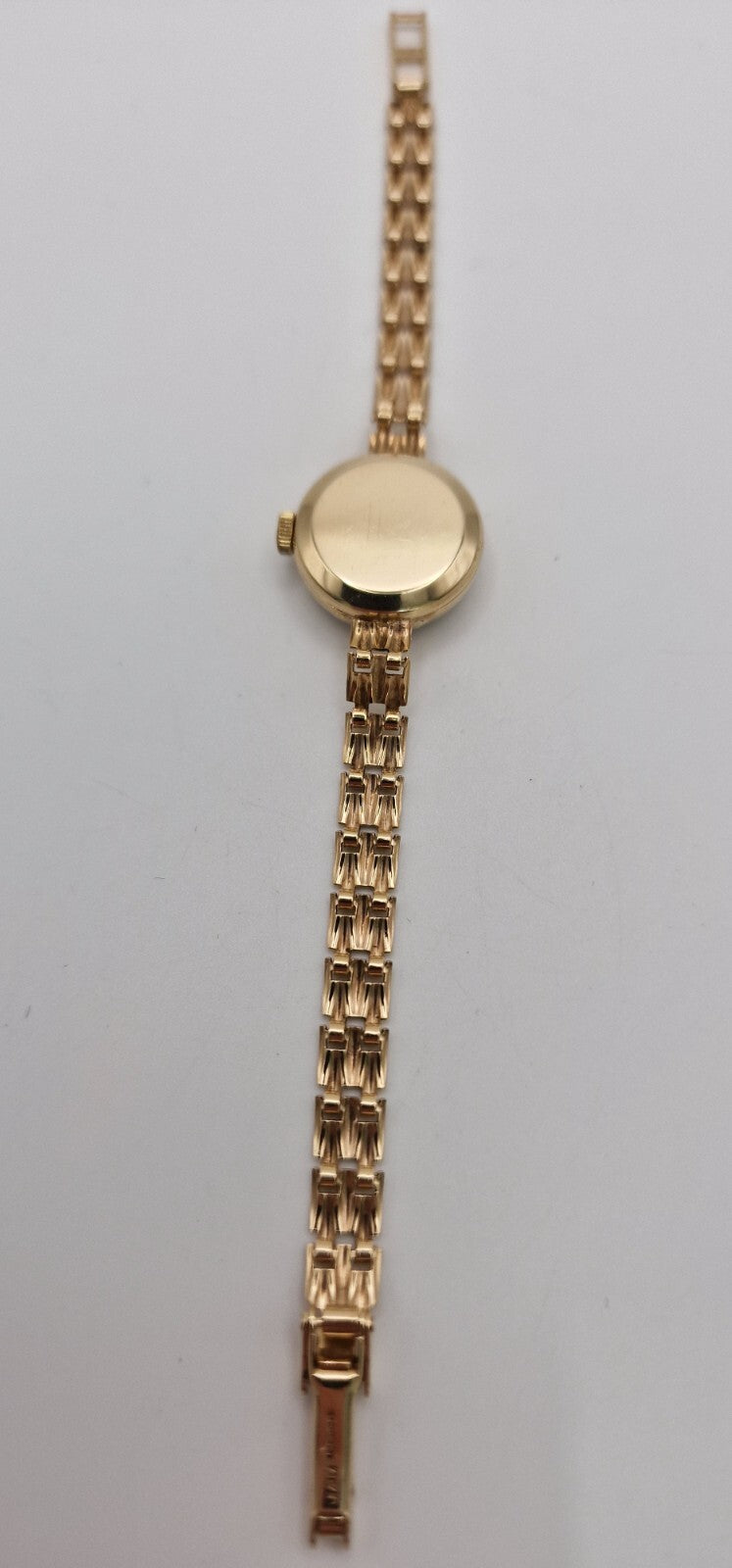 Vintage Omega 9ct Gold Ladies Watch on Gold Bracelet, 1967