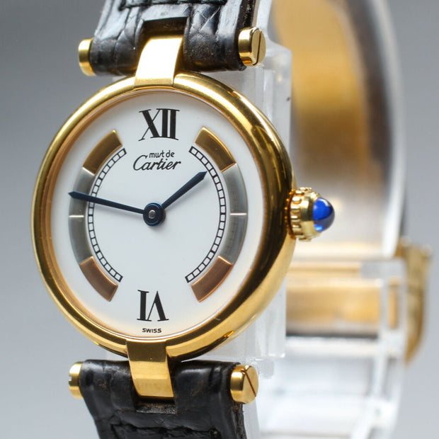 Must de Cartier Vermeil 590004 Quartz 23mm Ladies Watch