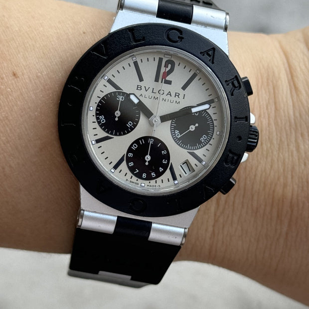 Bvlgari Diagono Aluminium AC 38 CA Automatic Chronograph 38mm