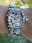 Cartier Roadster 2510 Diamond Bezel Automatic Steel
