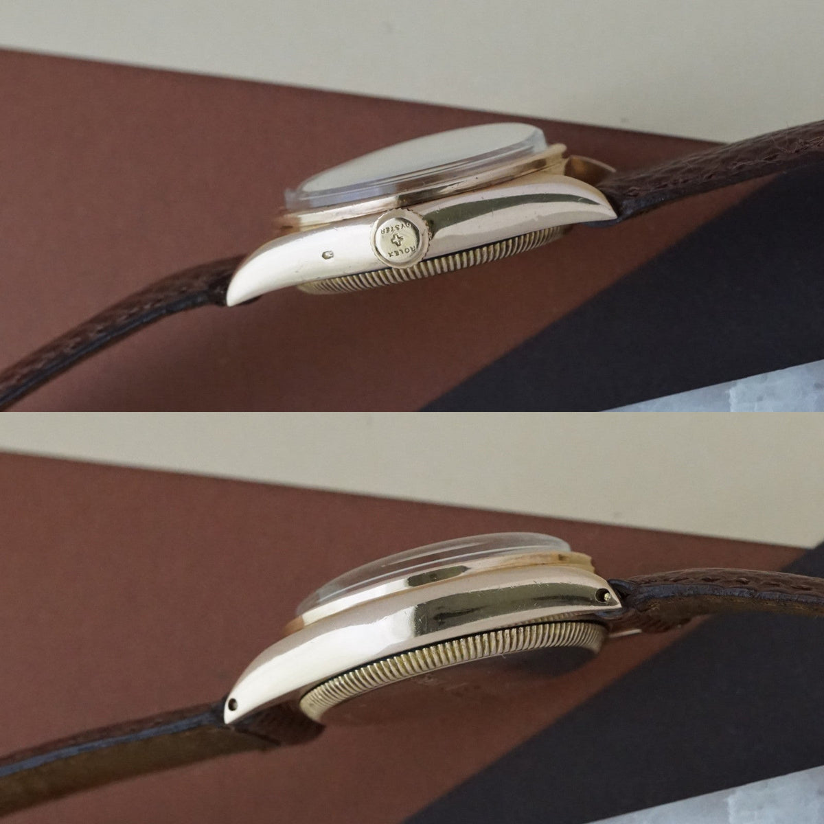 Vintage Rolex Oyster Speedking 2595 14K Rose Gold, c.1946