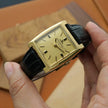 Vintage Jaeger-LeCoultre Club 200701 18K Gold Cushion Watch